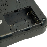 Звонок дверной беспроводной Feron E-378 Электрический 10 мелодий чёрный с питанием от батареек в каталоге электрики 220.ru, артикул 51431