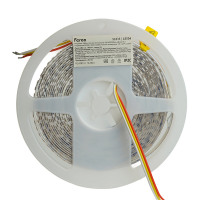 Лента светодиодная 192SMD(2835)/м 16Вт/м 24V 5000*8*1.44мм 3000К+6500K, IP20, LS504 в каталоге электрики 220.ru, артикул 51835