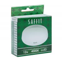 Лампа светодиодная SAFFIT SBGX5312 GX53 12W 230V 4000K в каталоге электрики 220.ru, артикул 55189