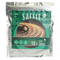 Лента светодиодная 12V SAFFIT SST01  , 60*SMD2835, 6W/m, IP20, 3000К (теплый белый) в каталоге электрики 220.ru, артикул 55237