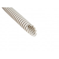 Труба ПП гофрированная легкая, с зондом диам. 32 мм, цвет серый, Экопласт в каталоге электрики 220.ru, артикул 60132