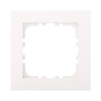 Рамка 1-постовая (белый) FLAT, 82х82х10 мм в каталоге электрики 220.ru, артикул 844104-1