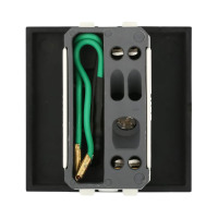 Выключатель с подсветкой 45х45 мм (схема 1L) 16 A, 250 B (черный бархат) LK45 в каталоге электрики 220.ru, артикул 850908