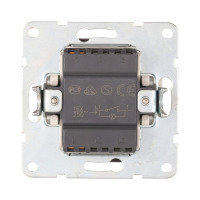 Выключатель одноклавишный, c подсветкой (схема 1L) 16 A, 250 B (бежевый) LK60 в каталоге электрики 220.ru, артикул 860201-1