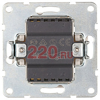 Выключатель одноклавишный, c подсветкой (схема 1L) 16 A, 250 B (белый) LK60 в каталоге электрики 220.ru, артикул 860204-1