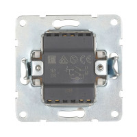 Выключатель двухклавишный, с подсветкой (схема 5L) 16 A, 250 B (белый) LK60 в каталоге электрики 220.ru, артикул 861204-1