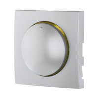 Накладка светорегулятора с желтой круговой подсветкой (серебристый металлик) LK60 в каталоге электрики 220.ru, артикул 867103-1