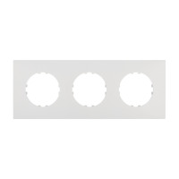 Рамка 3-постовая квадрат (белый) Vintage-Quadro, 224х82х10 мм в каталоге электрики 220.ru, артикул 884304-1