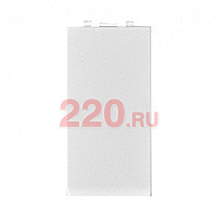 Заглушка 1-модульная, ABB Zenit, цвет альпийский белый в каталоге электрики 220.ru, артикул AB-N2100BL
