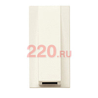 Вывод кабельный, 1-модульный, ABB Zenit, цвет альпийский белый в каталоге электрики 220.ru, артикул AB-N2107BL