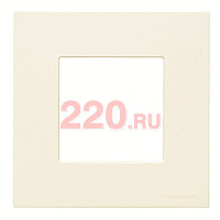 Рамка 1-постовая, 1-модульная, базовая, с суппортом, ABB Zenit, цвет альпийский белый в каталоге электрики 220.ru, артикул AB-N2171.1BL
