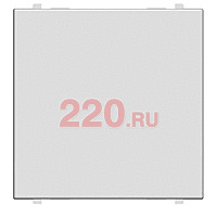 Заглушка 2-модульная, ABB Zenit, цвет серебристый в каталоге электрики 220.ru, артикул AB-N2200PL