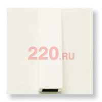 Вывод кабельный, 2-модульный, ABB Zenit, цвет альпийский белый в каталоге электрики 220.ru, артикул AB-N2207BL