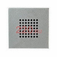 Механизм зуммера, 2-модульный, ABB Zenit, цвет серебристый в каталоге электрики 220.ru, артикул AB-N2219PL