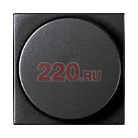 Механизм электронного поворотного светорегулятора 60-400 Вт, 2-модульный, ABB Zenit, цвет антрацит в каталоге электрики 220.ru, артикул AB-N2260.2AN