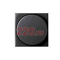 Механизм электронного поворотного светорегулятора для люминесцентных ламп 700 Вт, 0/1-10 В, 50 мА, 2-модульный, ABB Zenit, цвет антрацит в каталоге электрики 220.ru, артикул AB-N2260.9AN