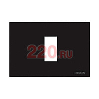 Рамка итальянского стандарта на 1 модуль, ABB Zenit, цвет антрацит в каталоге электрики 220.ru, артикул AB-N2471AN