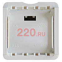 Адаптер для установки на DIN-рейку, 2-модульный, ABB Zenit в каталоге электрики 220.ru, артикул AB-N2692BL
