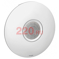 Датчик движения потолочный, 2000 Вт, 360°, цвет — белый, SE AtlasDesign в каталоге электрики 220.ru, артикул ATN000137