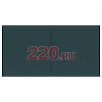 Розетка с/з двойная, со шторками, с крышкой, 16А, в сборе, цвет — изумруд, SE AtlasDesign в каталоге электрики 220.ru, артикул ATN000828