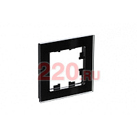 Рамка 1-ая, материал — стекло, цвет — черный, SE AtlasDesign Nature в каталоге электрики 220.ru, артикул ATN321001