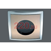 Встраиваемый светильник для ванной комнаты, Цвет: Сатинированный никель / Хром, Состав металла Литье, цинковый сплав, MR16 GU5,3, диаметр - мм:82x82, высота 85, диаметр монт. 74 в каталоге электрики 220.ru, артикул DN-HC-MN-7151NS
