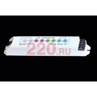 RGB контроллер для светод. лент 5V-24V, 3 канала по 5А.Совместим с пультом DL- 18301/RGB Remo в каталоге электрики 220.ru, артикул DN-rellortnoC-BGR-10381-L