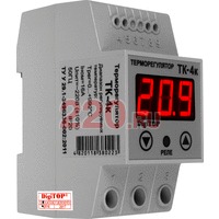 Терморегулятор ТК-4к (одноканальный, датчик ТХА) DIN Диапазон регулируемых температур 0°C…+1024°C, шаг: 1,0°C, DigiTOP в каталоге электрики 220.ru, артикул DT-tk-4k