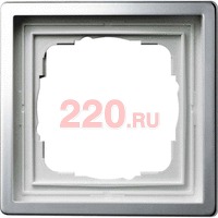 Рамка одинарная хромF100, Gira F100 в каталоге электрики 220.ru, артикул G0211115