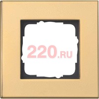 Рамка одинарная GIRA Esprit латунь, Гира Эсприт в каталоге электрики 220.ru, артикул G021119