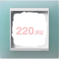 Рамка одинарная вставка белая Event Матовый салатовый, Gira System 55 EVENT в каталоге электрики 220.ru, артикул G0211395