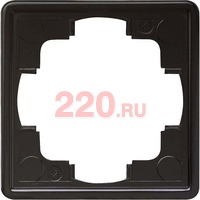 Рамка одинарная черный, Gira S-Color в каталоге электрики 220.ru, артикул G021147