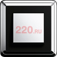 Рамка одинарная Gira ClassiX хром/черный, System 55 (Гира Классик) в каталоге электрики 220.ru, артикул G0211642