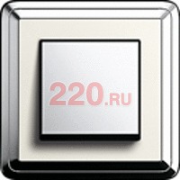 Рамка одинарная Gira ClassiX хром/кремовый, System 55 (Гира Классик) в каталоге электрики 220.ru, артикул G0211643
