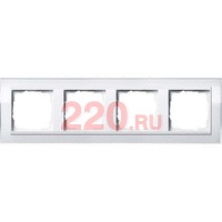 Рамка 4-ная вставка белая Event Clear Белый, Gira System 55 EVENT в каталоге электрики 220.ru, артикул G0214723