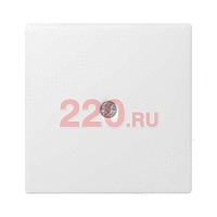 Накладка розетки для подключения средств связи глянцевый белый, Gira System 55 в каталоге электрики 220.ru, артикул G027403
