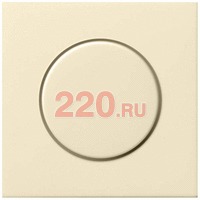 Накладка светорегулятора глянцевый кремовый, Gira F100 в каталоге электрики 220.ru, артикул G0650111