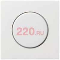 Накладка светорегулятора глянцевый белый, Gira F100 в каталоге электрики 220.ru, артикул G0650112