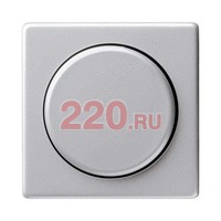Накладка светорегулятора алюминий, Gira E22 в каталоге электрики 220.ru, артикул G0650203