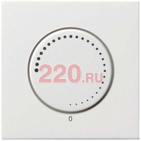 Накладка с поворотной кнопкой для светорегуляторов, Gira F100 в каталоге электрики 220.ru, артикул G0652112