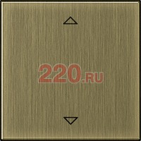 Наклад упр жалюзи Standard бронза, Gira System 55 в каталоге электрики 220.ru, артикул G2324603