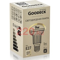 Лампа LED 9Вт R63 230В 2700K E27, Goodeck в каталоге электрики 220.ru, артикул GDK-GL1002032109