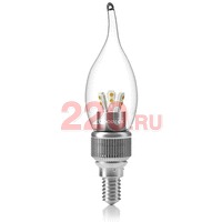 Лампа LED 5Вт Свеча на ветру прозр. диммир. 230В 2700K E14, Goodeck в каталоге электрики 220.ru, артикул GDK-GL1005011105D