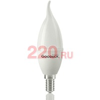 Лампа LED 6Вт Свеча на ветру 230В 4100K E14, Goodeck в каталоге электрики 220.ru, артикул GDK-GL1005021206