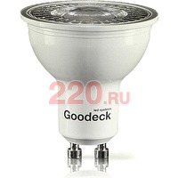 Лампа LED 5,5Вт GU10 230В 2700K, Goodeck в каталоге электрики 220.ru, артикул GDK-GL1007024106