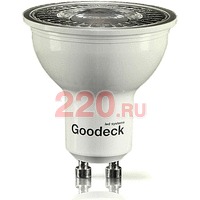 Лампа LED 5,5Вт GU10 230В 4100K, Goodeck в каталоге электрики 220.ru, артикул GDK-GL1007024206