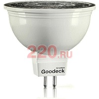 Лампа LED 5,5Вт MR16 GU5.3 230В 4100K, Goodeck в каталоге электрики 220.ru, артикул GDK-GL1007025206