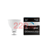 Светодиодные лампы Гаусс LED Gauss MR16 GU5.3 5W 4100K диммируемые в каталоге электрики 220.ru, артикул GSS-101505205-D