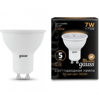 Gauss Лампа MR16 7W 600lm 3000K GU10 LED в каталоге электрики 220.ru, артикул GSS-101506107