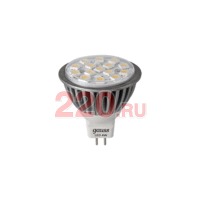 Светодиодные лампы Гаусс LED, диаметр GAUSS MR16 4W GU5.3 AC220-240V 2700K диммируемые, мощность аналогичной лампы накаливания - 50 Вт в каталоге электрики 220.ru, артикул GSS-EB101005104-D